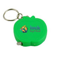 3' Apple Tape Measure w/ Key Chain,with digital full color process